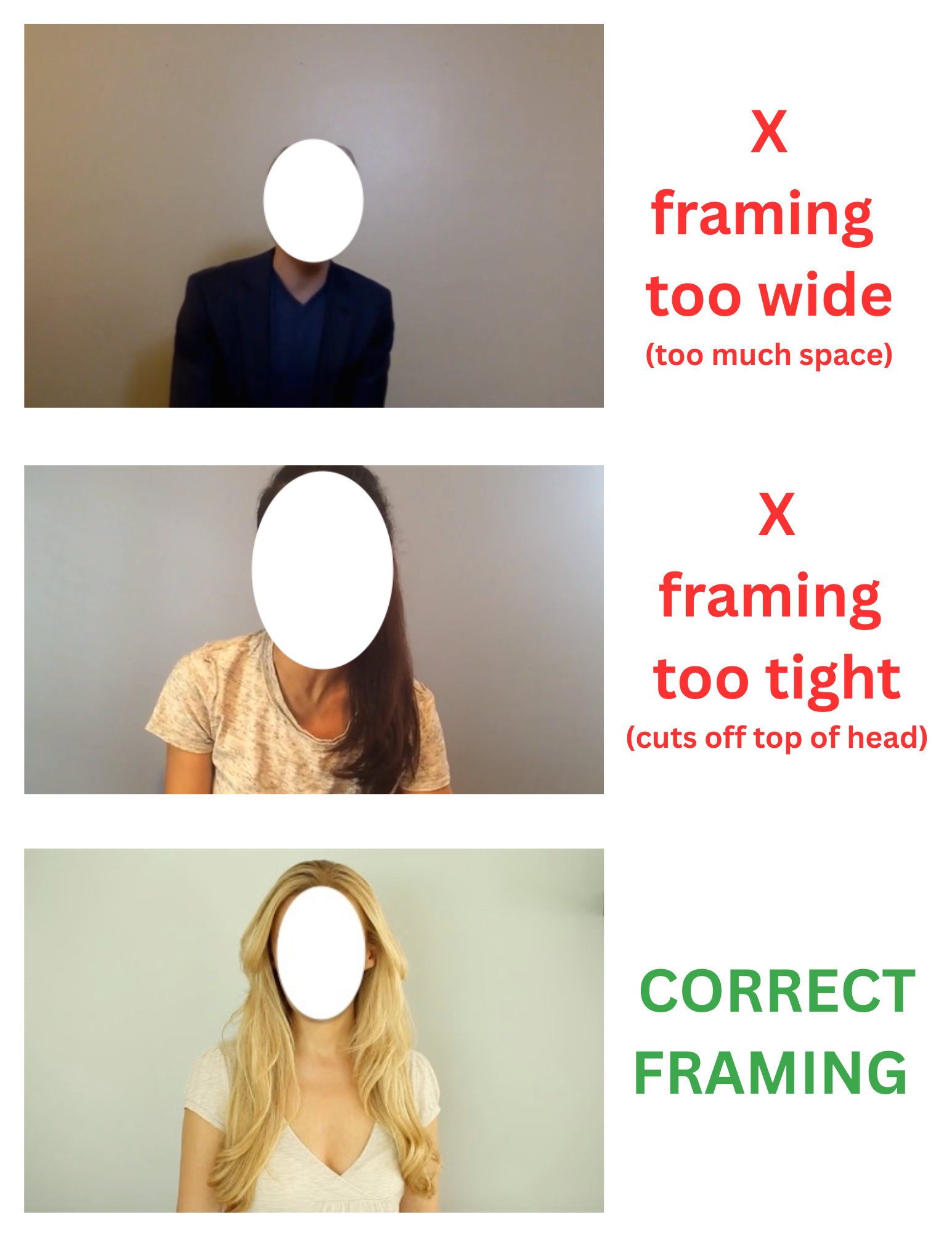 Self-tape framing guide