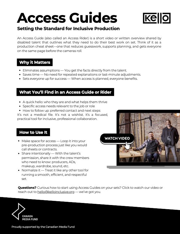 Access Guides overview poster